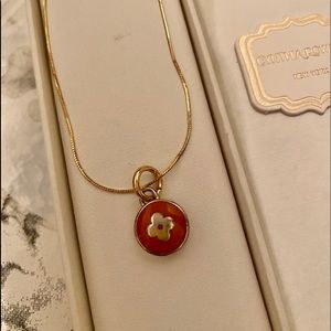 Louis Vuitton Charm on Gold over Sterling Chain